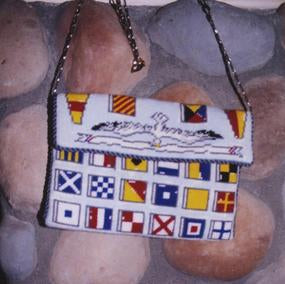NAUTICAL ALPHABET PURSE  13ct
