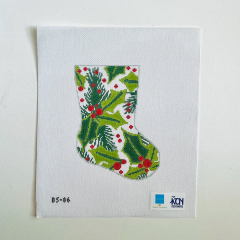 Stocking Bauble Canvas: Balsam and Berry