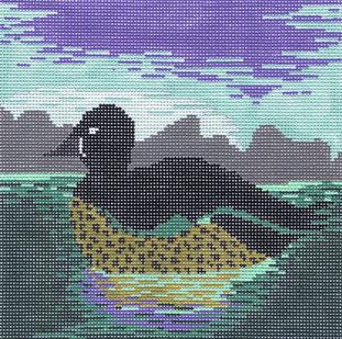 DUCK IN POND  13ct
