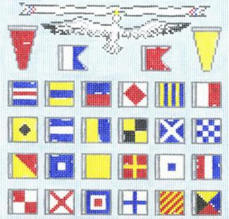 NAUTICAL ALPHABET  13ct