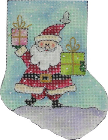 Small Stocking: Santa with Presents