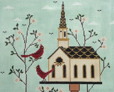 SPRING BIRDHOUSE  13ct