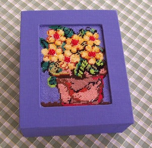 TERRACOTTA/YELLOW FLOWERS   13ct