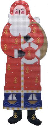 SAILING SANTA Ornament