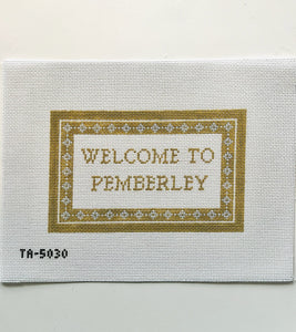 Sign: Welcome to Pemberley