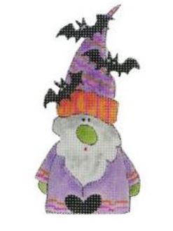 Halloween Gnome with Bats