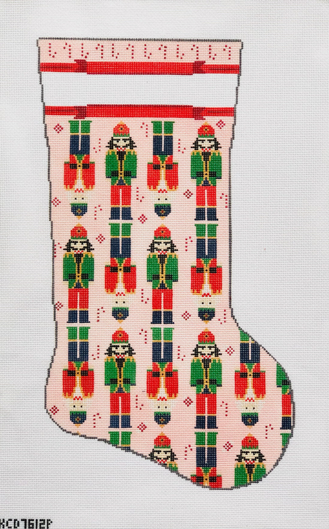 Stocking: Nutcracker Stocking on Pink