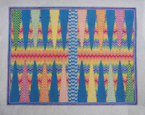 Backgammon Board: Bargello