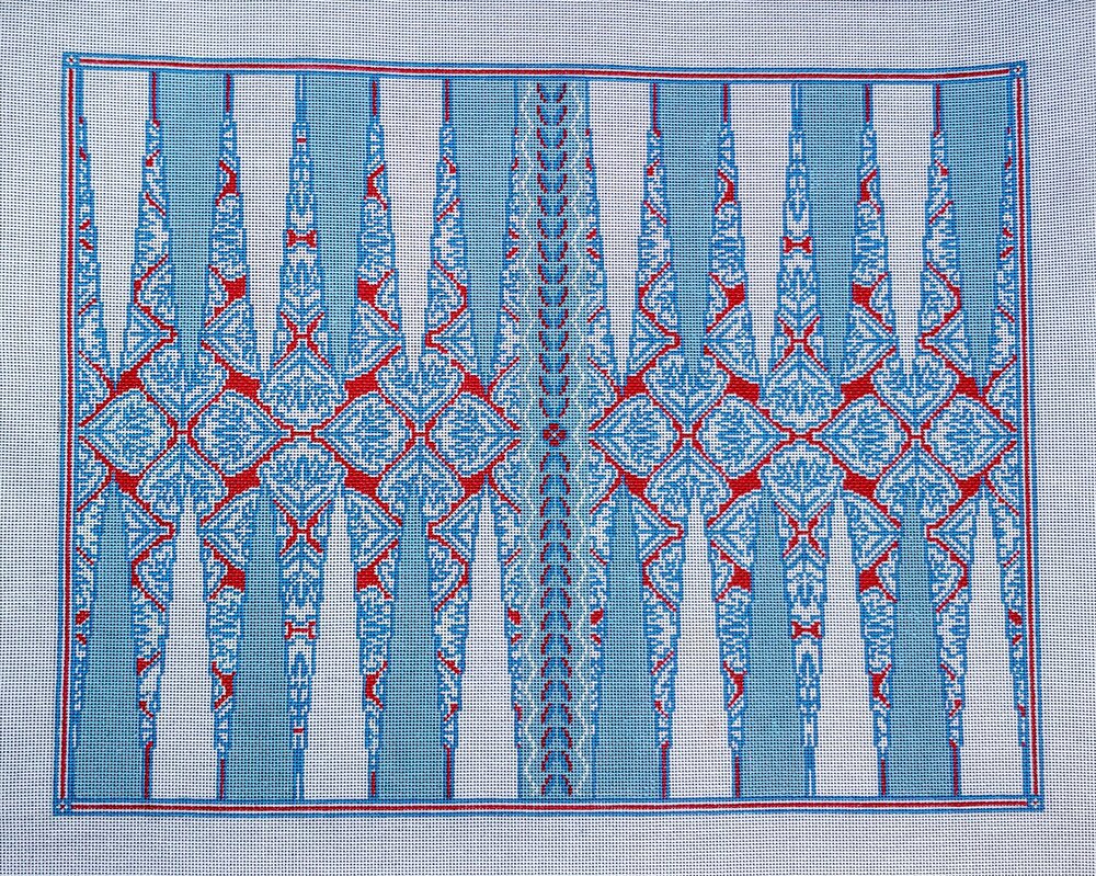 Backgammon Board: Red Medallion