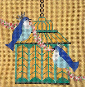 The Royal Couple Birdcage 13ct