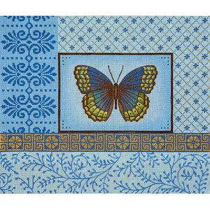 Butterfly: Blue Butterfly & Borders