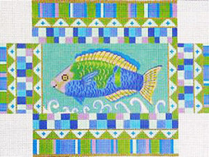 Brick Cover - Blue Fish Brick 13ct