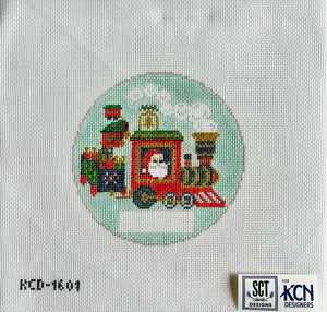Round - Monogramable Santa Train