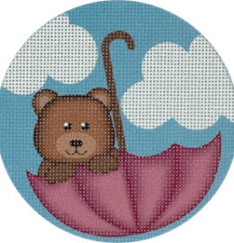 Umbrella Bear, Pink
