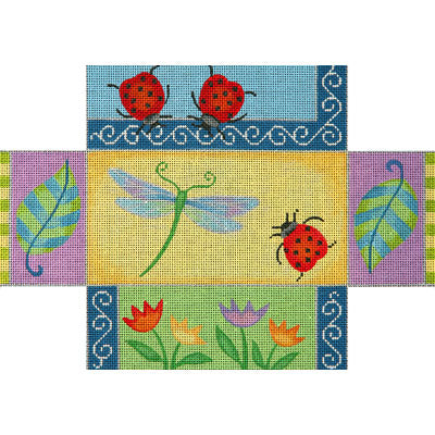 Brick Cover: Dragonfly Patchwork Brick Cover