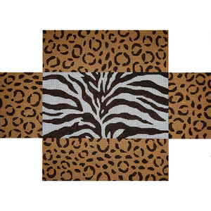 Brick Cover: Leopard & Zebra Skin Brick Cover
