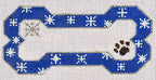Bone - Blue Snow Flake