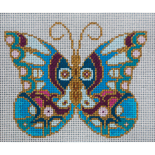 Butterfly : Blue Cloisonne Butterfly