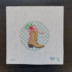 Boot & Bow - Brown