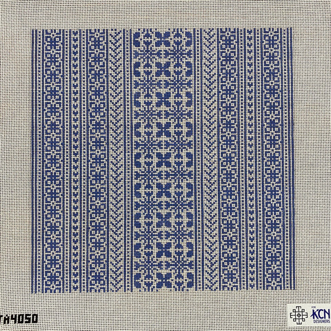 Pillow: Adelia - Blue and White