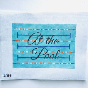 Sign - At the Pool