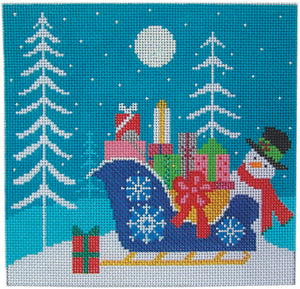 Christmas Designs - Peeking Snowman