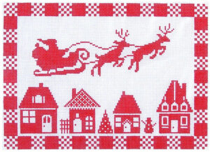 Christmas Designs - Red and White Santa Ride