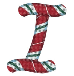 Candy Cane Letter – I