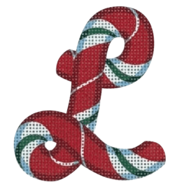 Candy Cane Letter – L