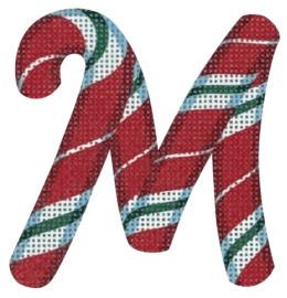 Candy Cane Letter – M