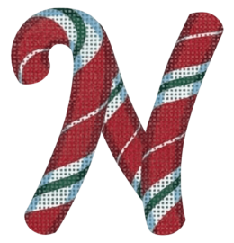 Candy Cane Letter – N