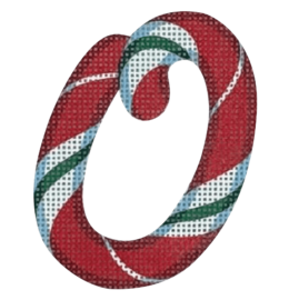 Candy Cane Letter – O