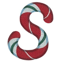 Candy Cane Letter – S