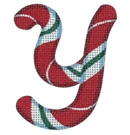 Candy Cane Letter – Y