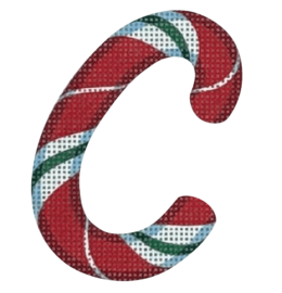 Candy Cane Letter – C