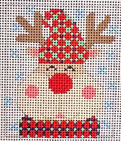 Reindeer Ornament - Red  Hat