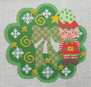 Wreath Ornament - Elf