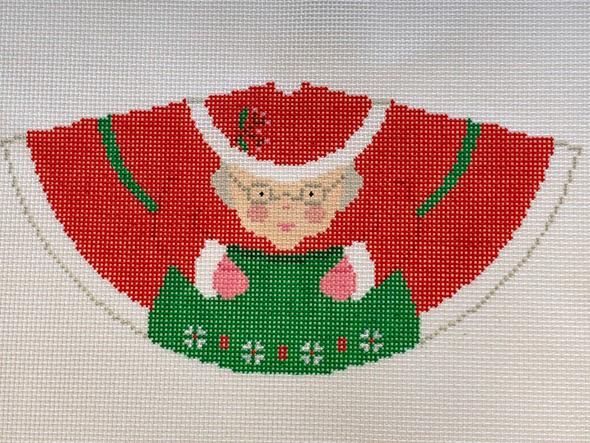 Mrs. Claus - 3d cone Stitch Guide - Patricia Sone