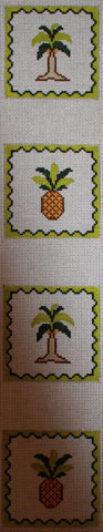Coaster Strip - palm & pineapples