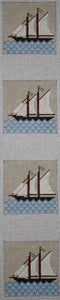 Coaster Strip - Sailboats