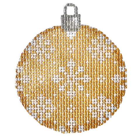 Mini Ball - Gold Snowflake Repeat