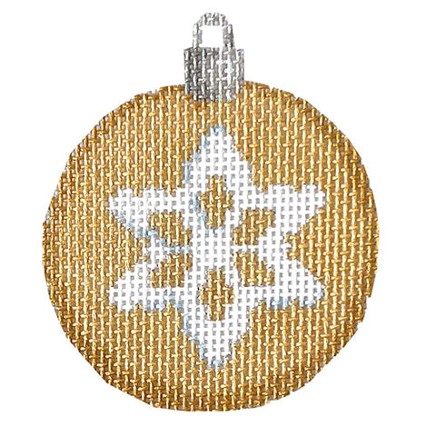 Mini Ball - Snowflake on Gold