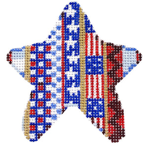Storm Star Mini Pattern Mini Star - Patriotic Patterns – Family Arts Needlework Shop