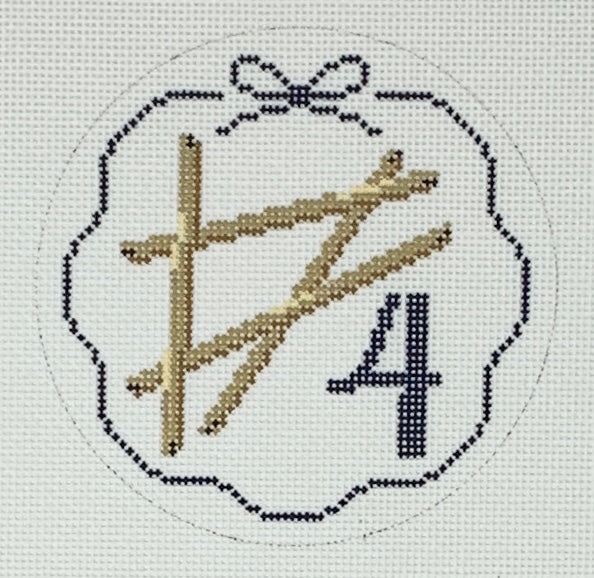 12 Days of Needlepoint - 13 canvases sold as a set