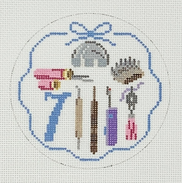 12 Days of Needlepoint - 13 canvases sold as a set