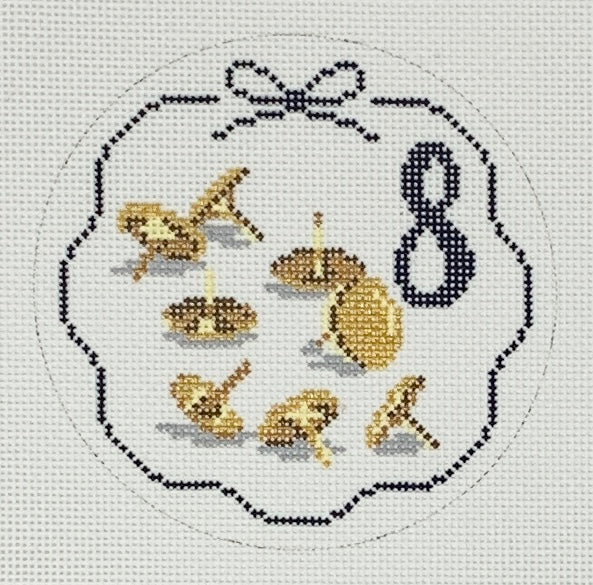 12 Days of Needlepoint - 13 canvases sold as a set