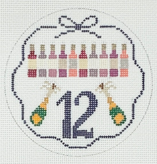 12 Days of Needlepoint - 13 canvases sold as a set