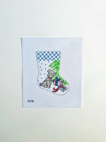 Stocking Bauble Canvas: Are those for me Puppy?
