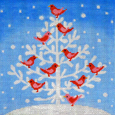 Snow Bird Tree 13ct