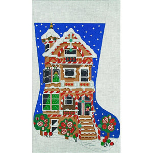 Stocking: Gingerbread House, 13ct